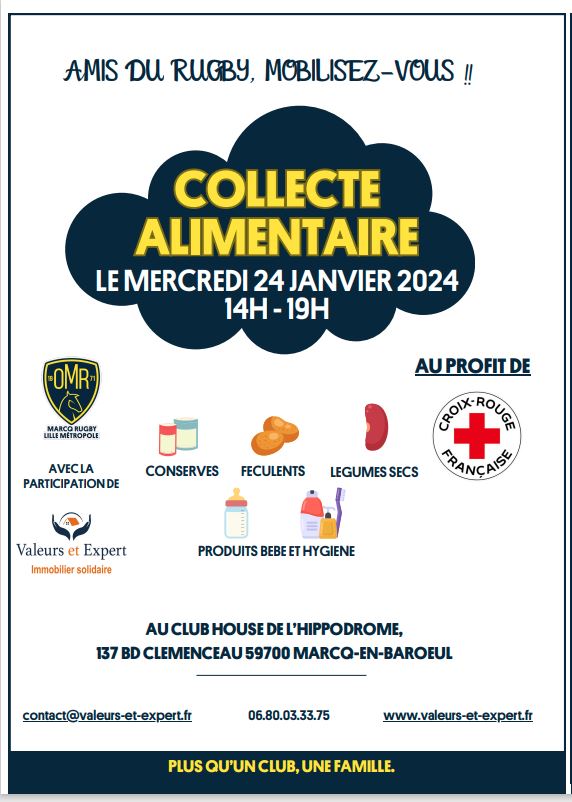 Collecte Alimentaire organisé par Valeurs et Expert