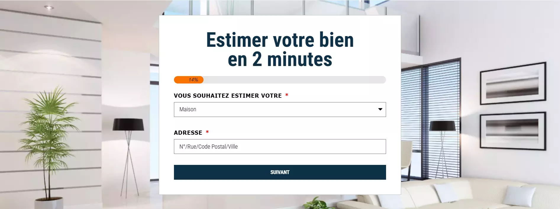 Exemple de notre estimateur en ligne