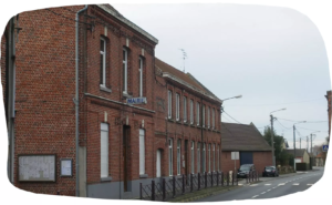 Mairie de Vendeville, au cœur de cette commune résidentielle proche de Lille