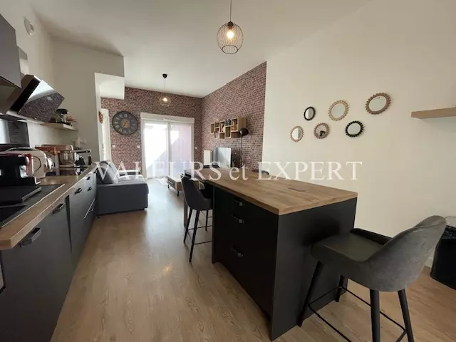 grande pièce de vie appartement Lille